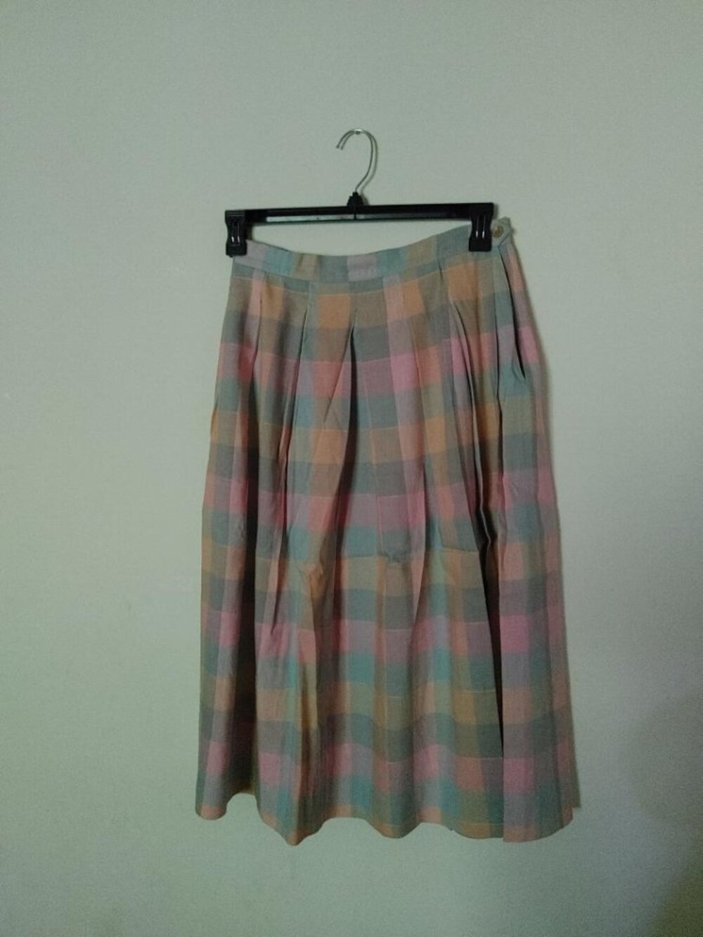 Vintage H.L. Spencer Ltd. Size 11/12 Multi-Colored Pastel Pleated Skirt